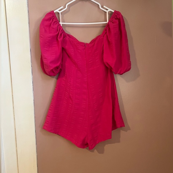 Hot Pink Romper - Picture 4 of 6